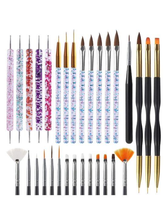 Pinceles de manicurs