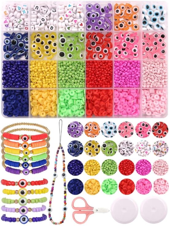 paqute de utileria para hacer pulseras y arete